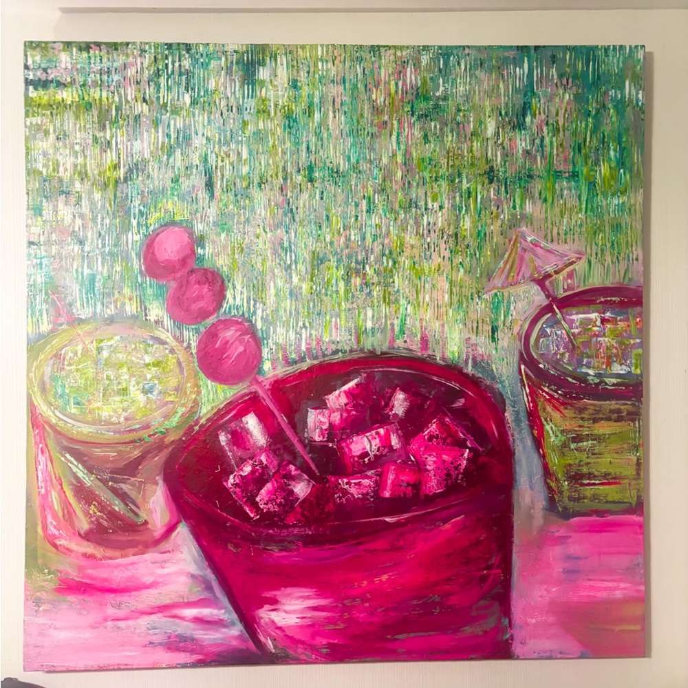 A original Vibrant Abstract Art Painting